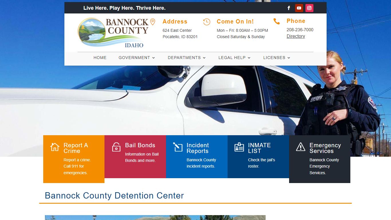 Detention Center | Bannock County